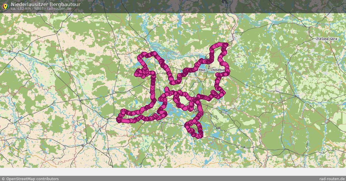 Niederlausitzer Bergbautour (NBBT) – Fernradroute auf Rad-Routen.de