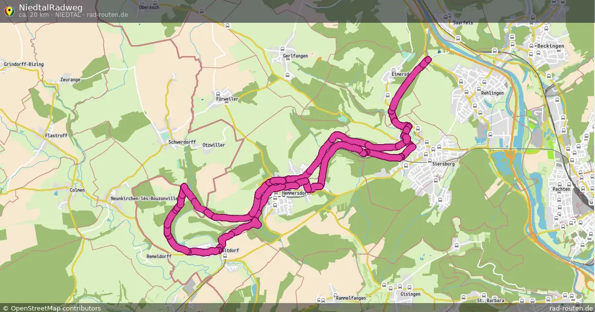 NiedtalRadweg (Niedtal) – Fernradroute auf Rad-Routen.de