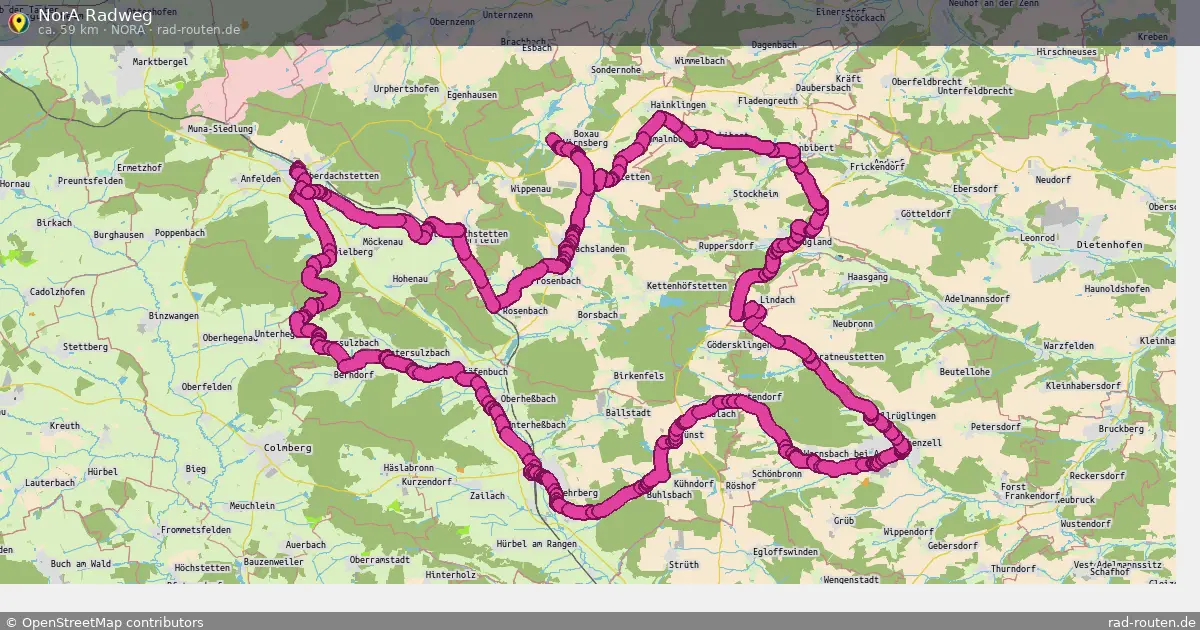 NorA Radweg (NorA) – Fernradroute auf Rad-Routen.de
