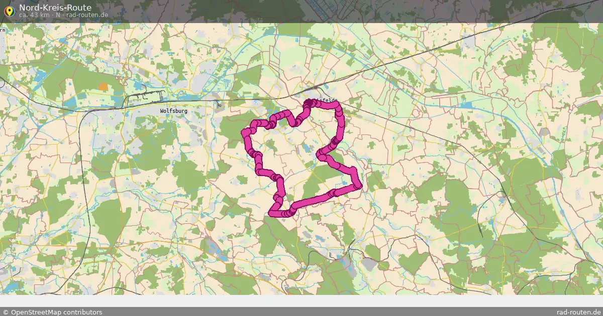 Nord-Kreis-Route (N) – Fernradroute auf Rad-Routen.de