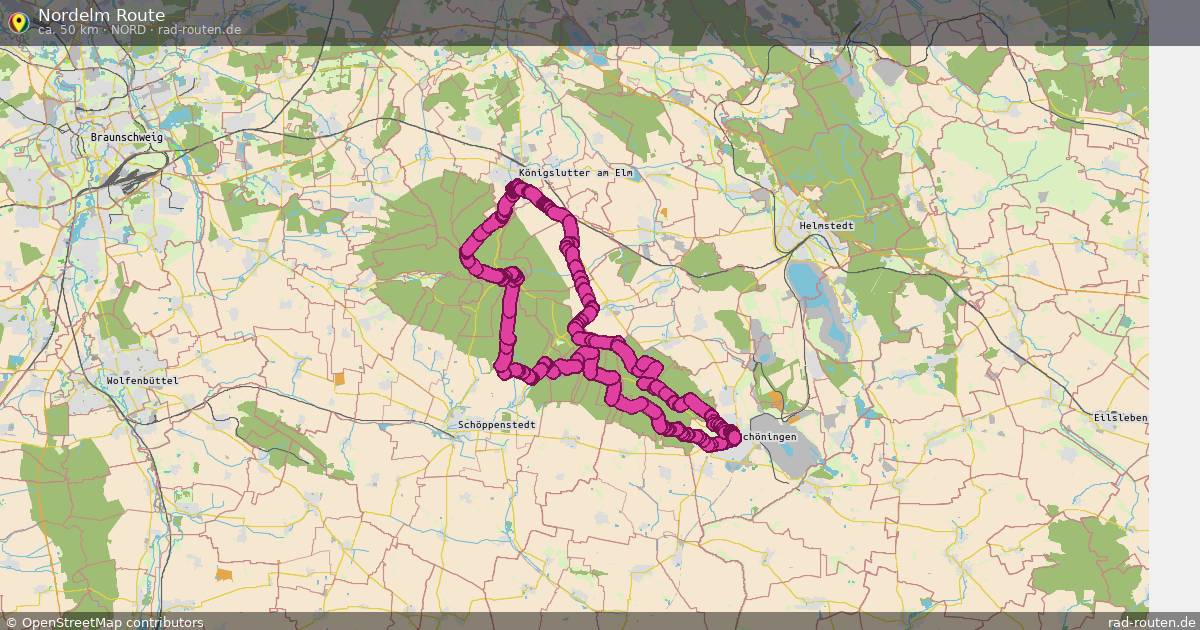 Nordelm Route (Nord) – Fernradroute auf Rad-Routen.de