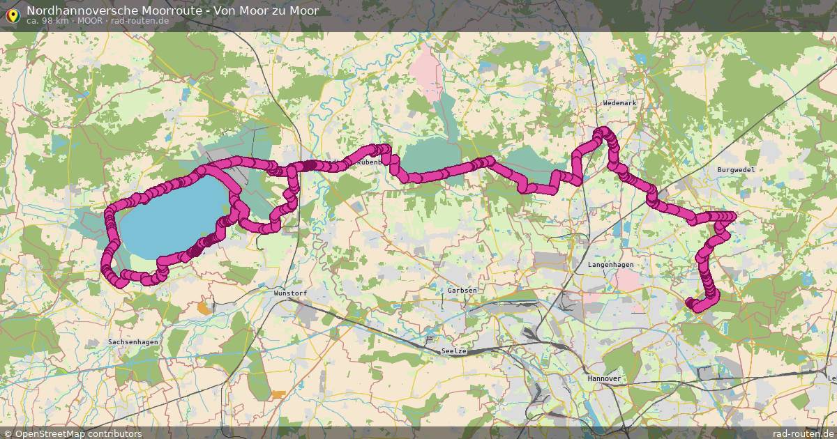 Nordhannoversche Moorroute - Von Moor zu Moor (Moor) – Fernradroute auf Rad-Routen.de