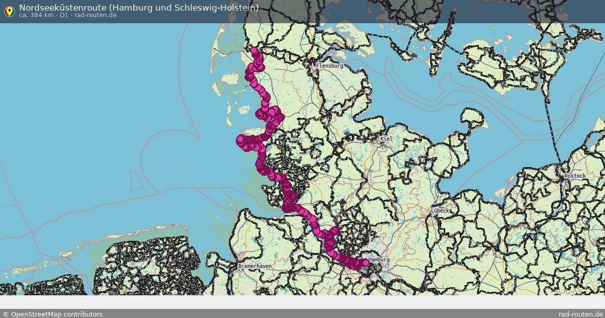 Nordseeküstenroute (Hamburg und Schleswig-Holstein)