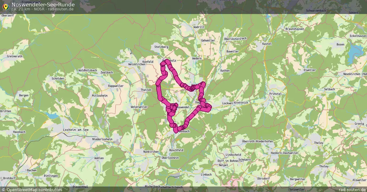 Noswendeler-See-Runde (NoSR) – Fernradroute auf Rad-Routen.de