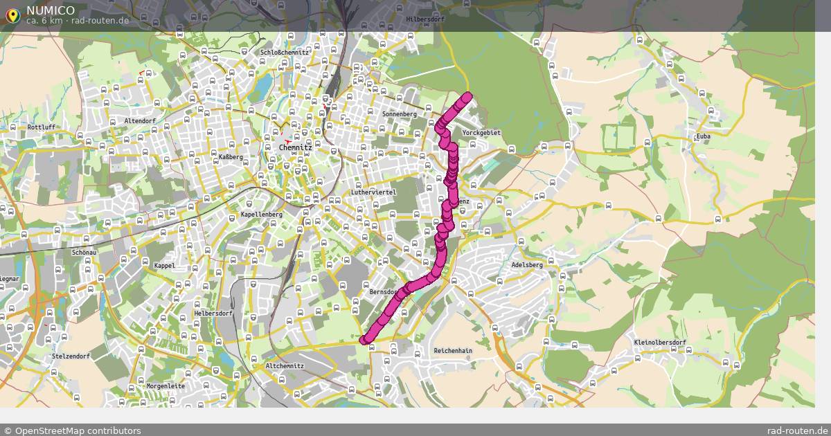 NUMICO – Fernradroute auf Rad-Routen.de