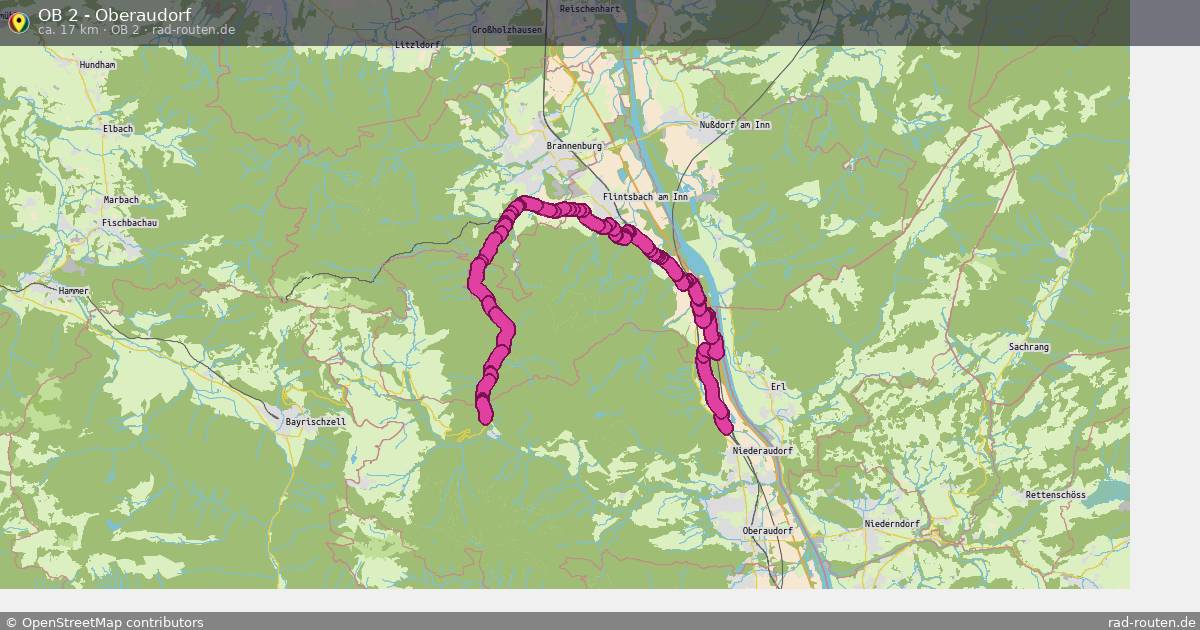 OB 2 - Oberaudorf (OB 2) – Fernradroute auf Rad-Routen.de
