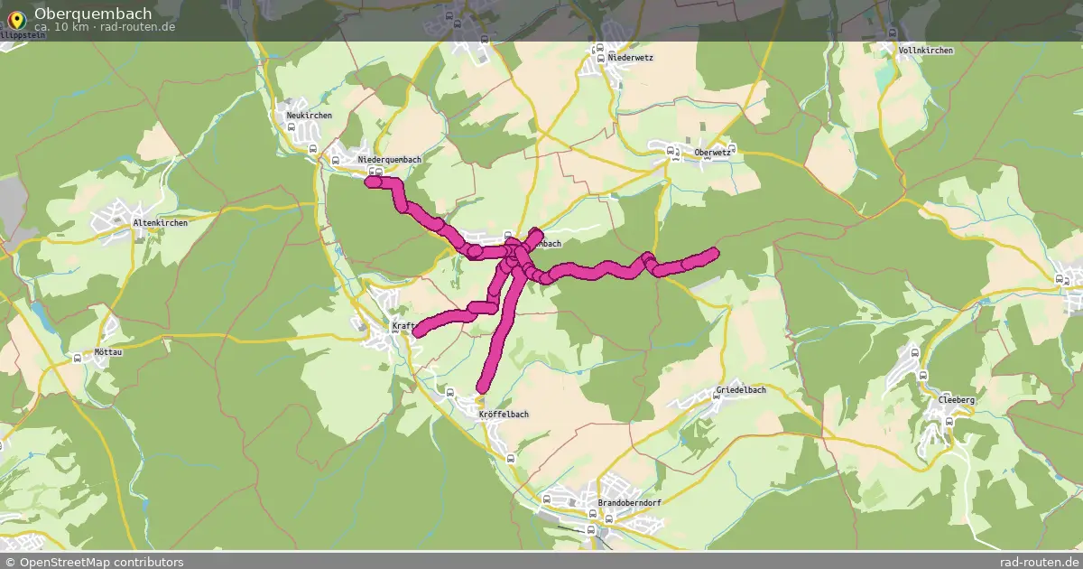 Oberquembach – Fernradroute auf Rad-Routen.de
