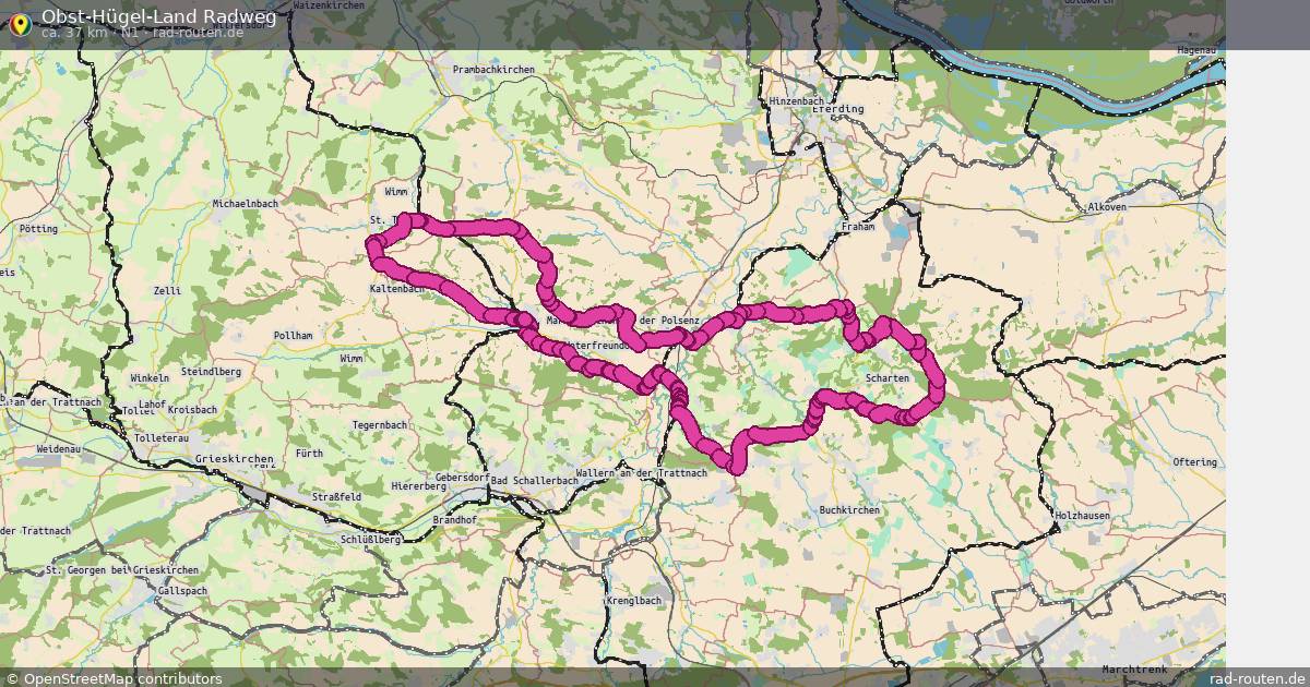 Obst-Hügel-Land Radweg (N1) – Fernradroute auf Rad-Routen.de