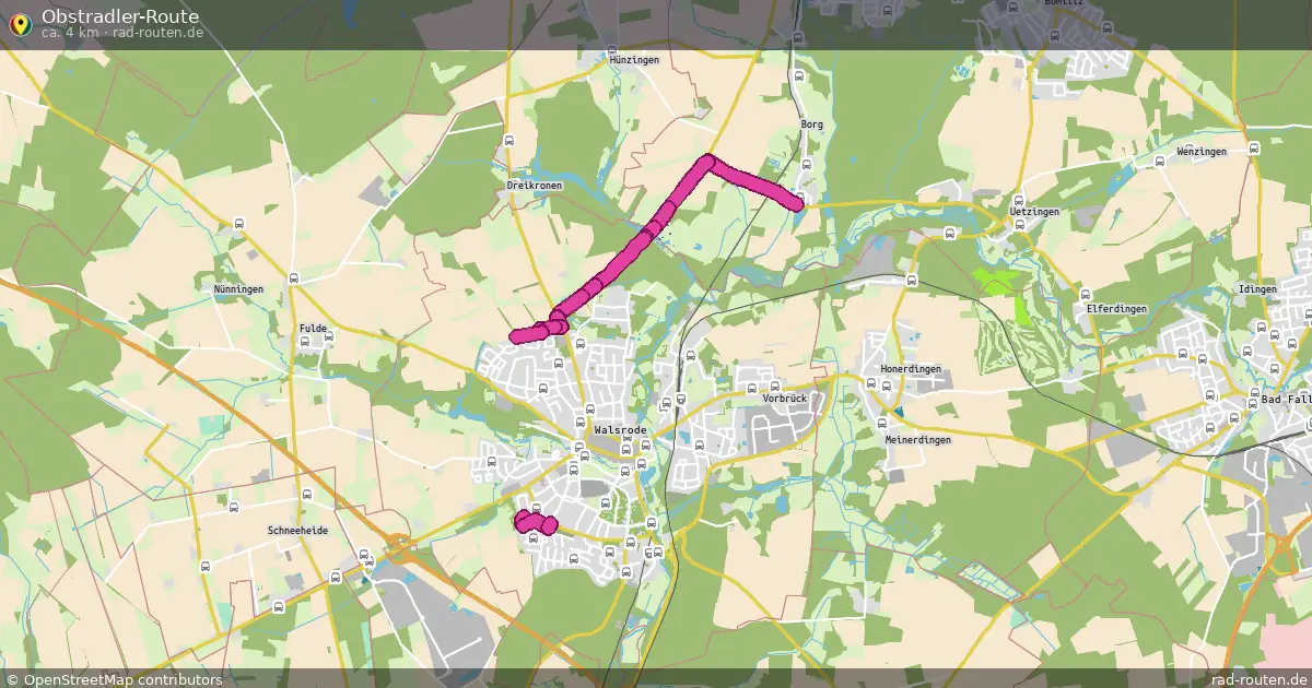 Obstradler-Route – Fernradroute auf Rad-Routen.de