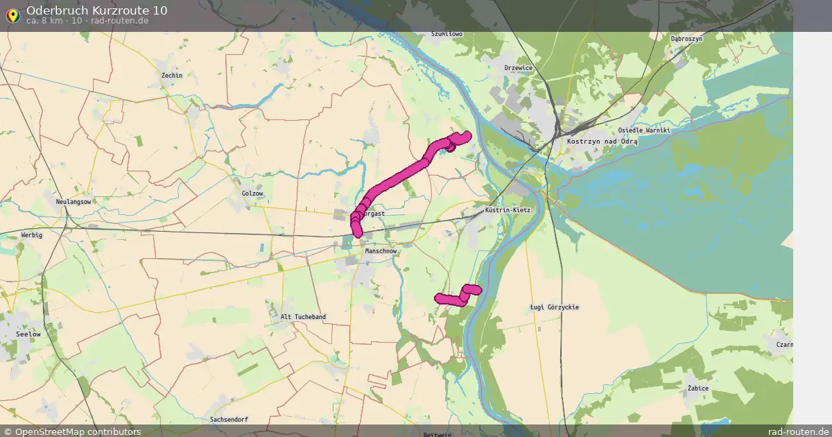 Oderbruch Kurzroute 10 (10) – Fernradroute auf Rad-Routen.de