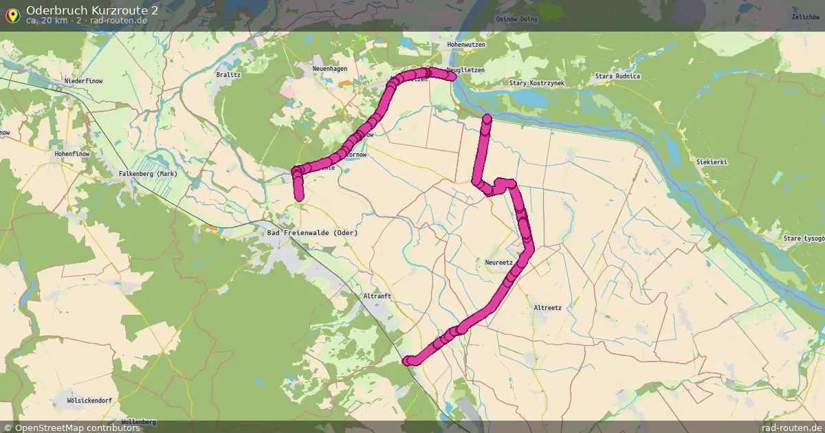 Oderbruch Kurzroute 2 (2) – Fernradroute auf Rad-Routen.de