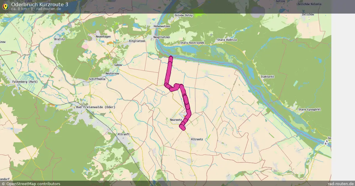 Oderbruch Kurzroute 3 (3) – Fernradroute auf Rad-Routen.de
