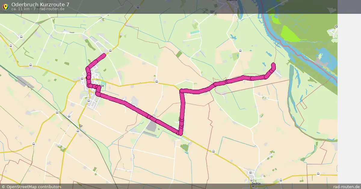 Oderbruch Kurzroute 7 (7) – Fernradroute auf Rad-Routen.de