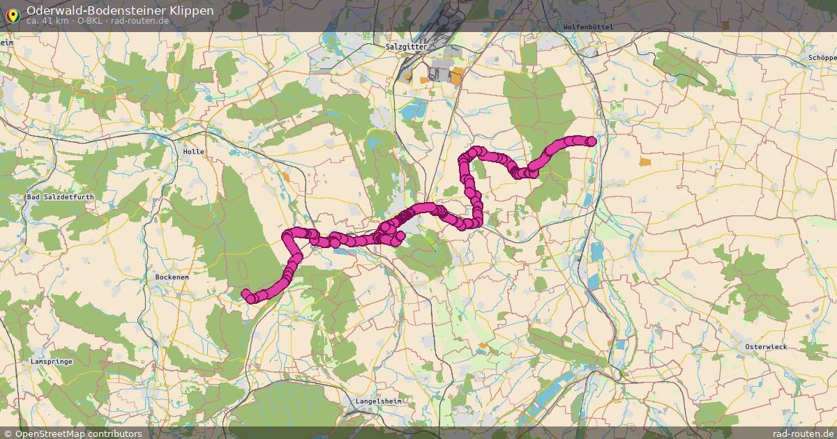 Oderwald-Bodensteiner Klippen (O-BKL) – Fernradroute auf Rad-Routen.de