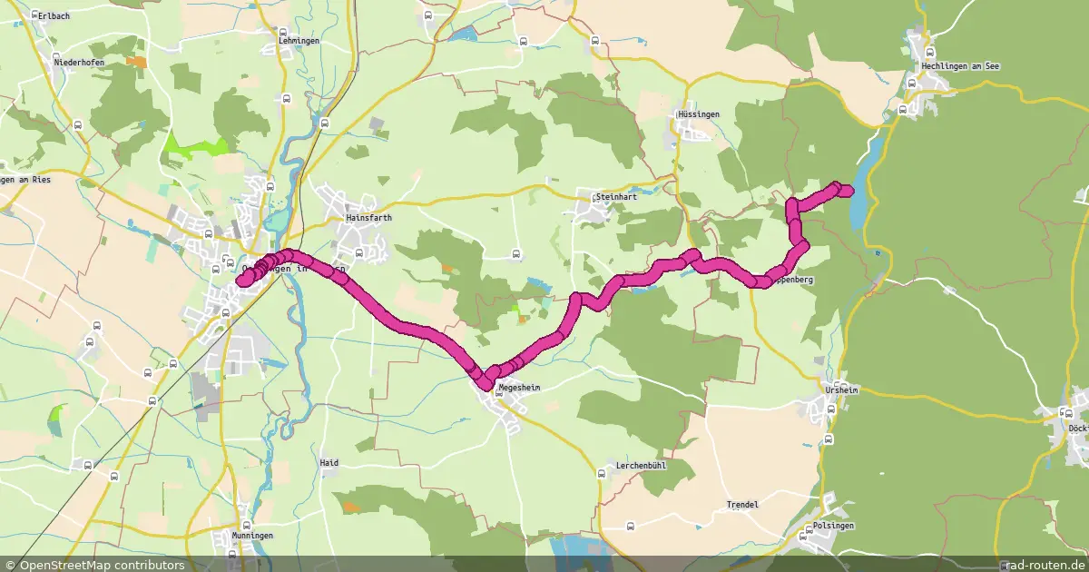 Radroute OeH – Fernradroute auf Rad-Routen.de