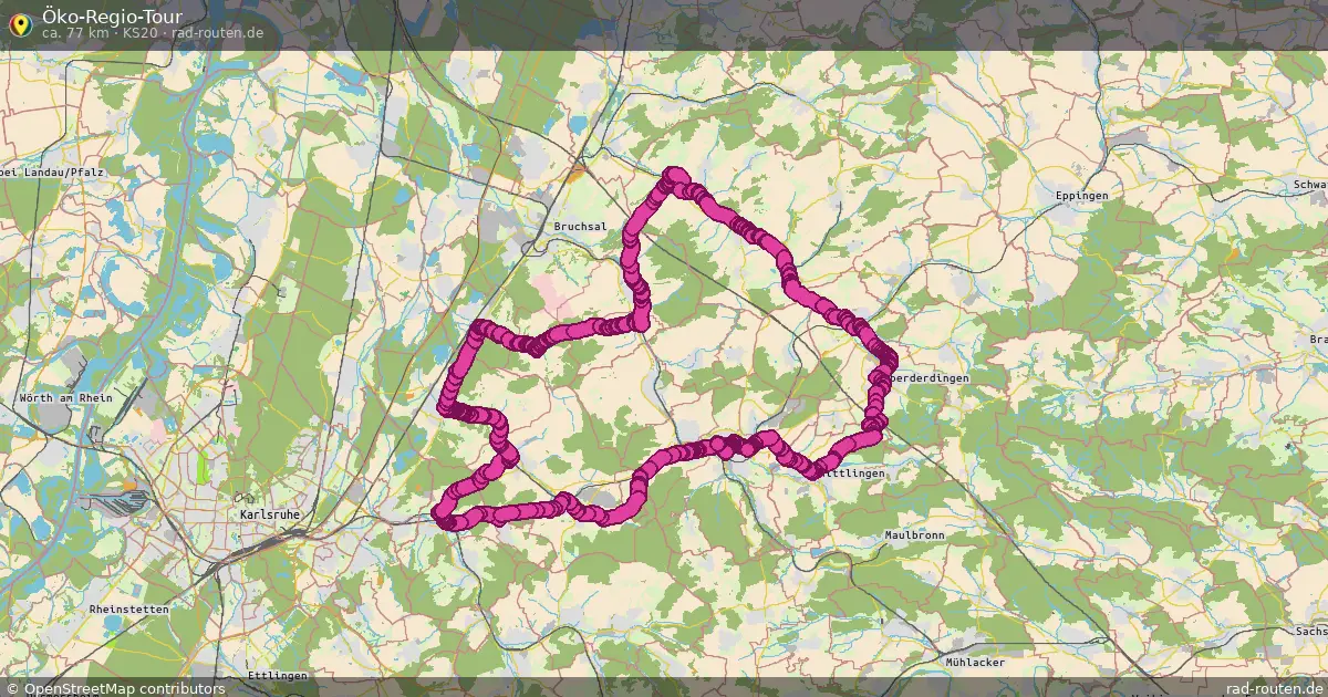 Öko-Regio-Tour (KS20) – Fernradroute auf Rad-Routen.de