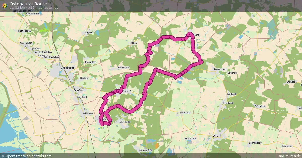 Ostenautal-Route (#16) – Fernradroute auf Rad-Routen.de