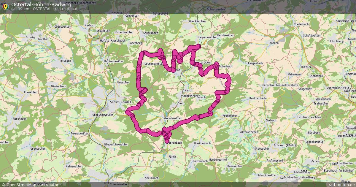 Ostertal-Höhen-Radweg