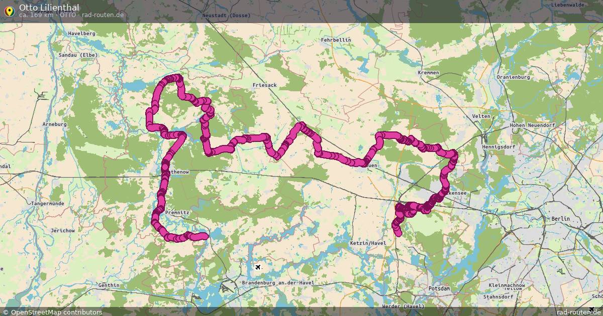 Otto Lilienthal (OTTO) – Fernradroute auf Rad-Routen.de