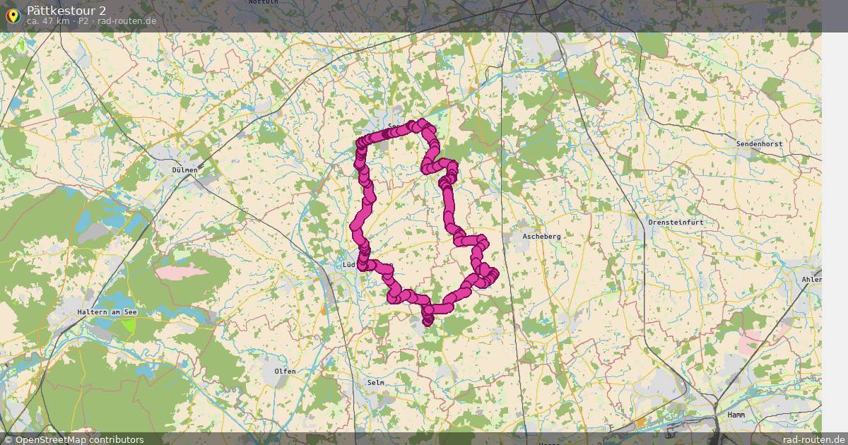 Pättkestour 2 (P2) – Fernradroute auf Rad-Routen.de