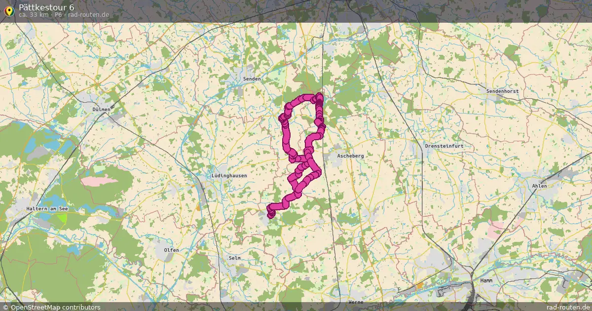 Pättkestour 6 (P6) – Fernradroute auf Rad-Routen.de