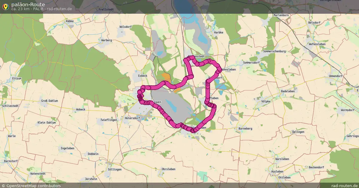 paläon-Route (pal-R) – Fernradroute auf Rad-Routen.de