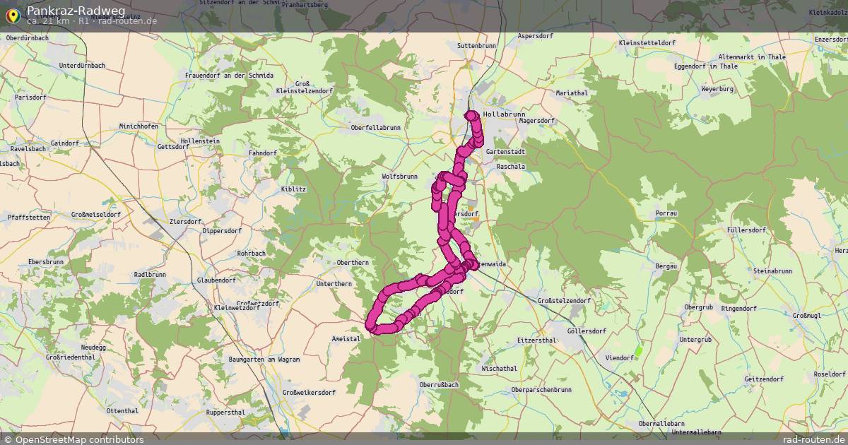 Pankraz-Radweg (R1) – Fernradroute auf Rad-Routen.de