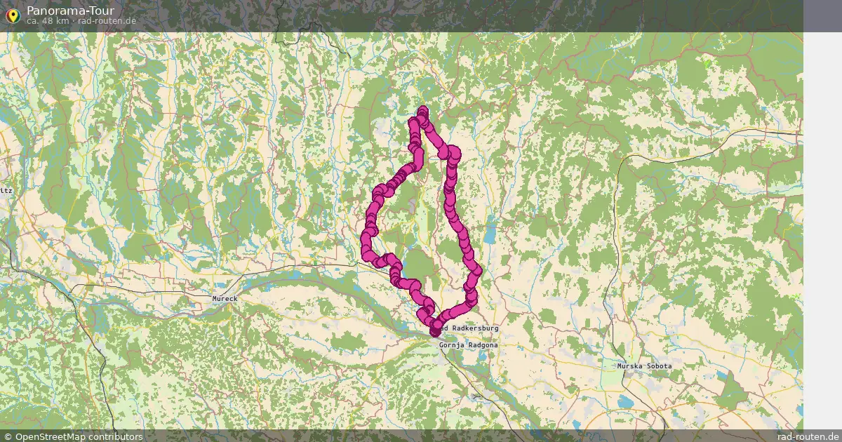 Panorama-Tour – Fernradroute auf Rad-Routen.de