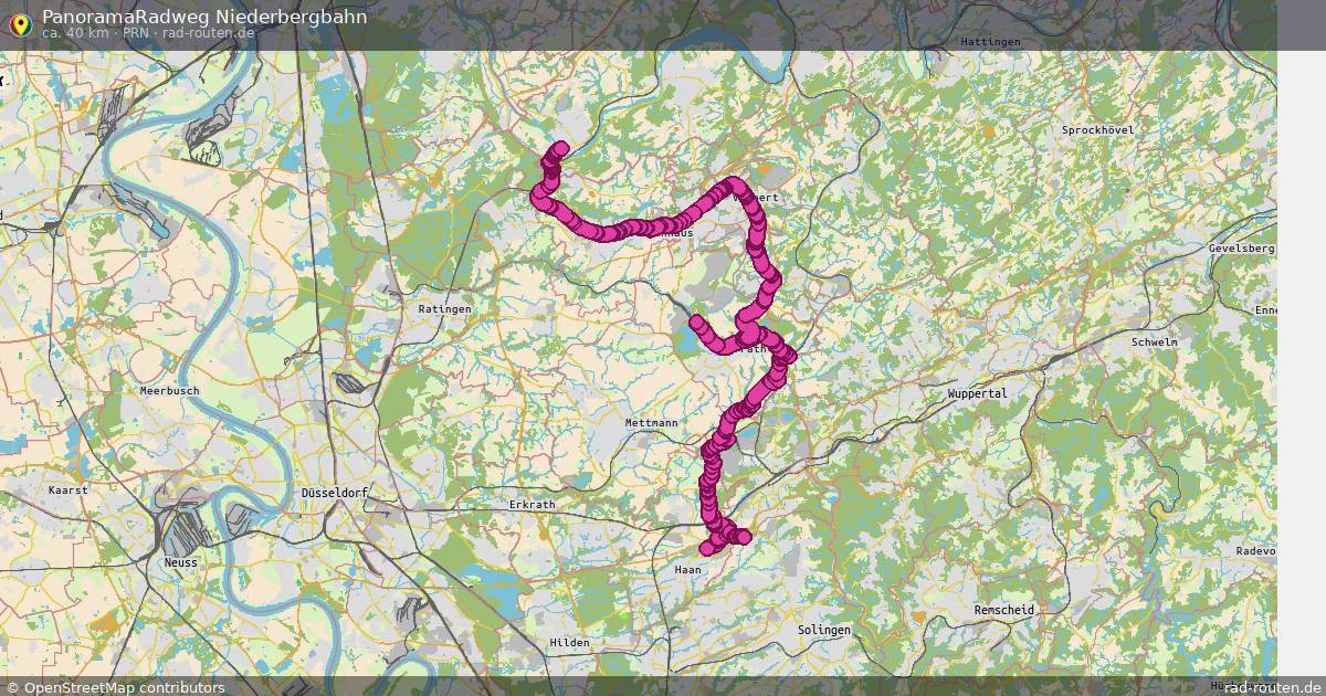 PanoramaRadweg Niederbergbahn (PRN) – Fernradroute auf Rad-Routen.de