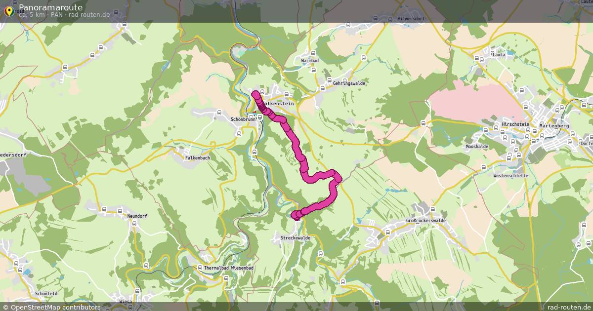 Panoramaroute (PAN) – Fernradroute auf Rad-Routen.de
