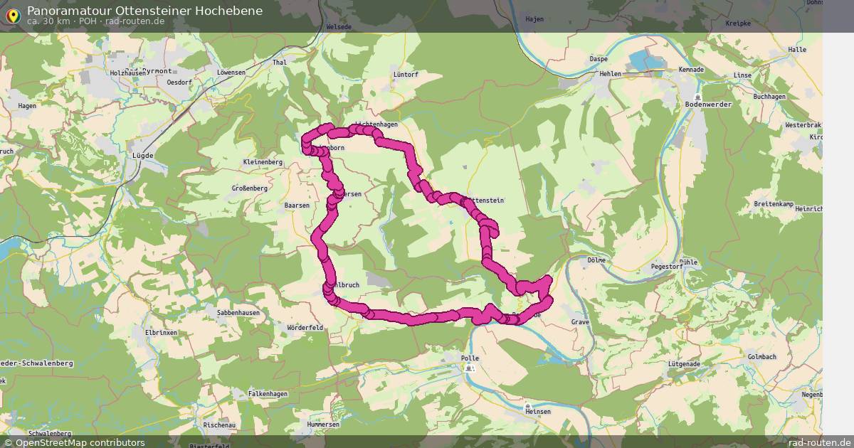 Panoramatour Ottensteiner Hochebene (POH) – Fernradroute auf Rad-Routen.de