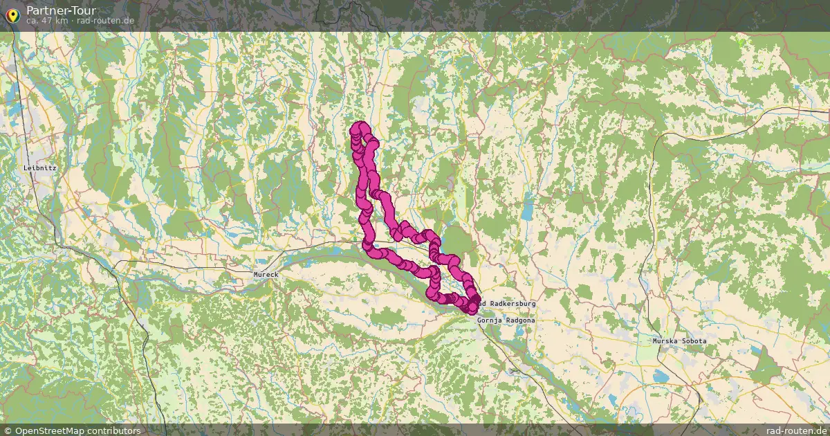 Partner-Tour – Fernradroute auf Rad-Routen.de