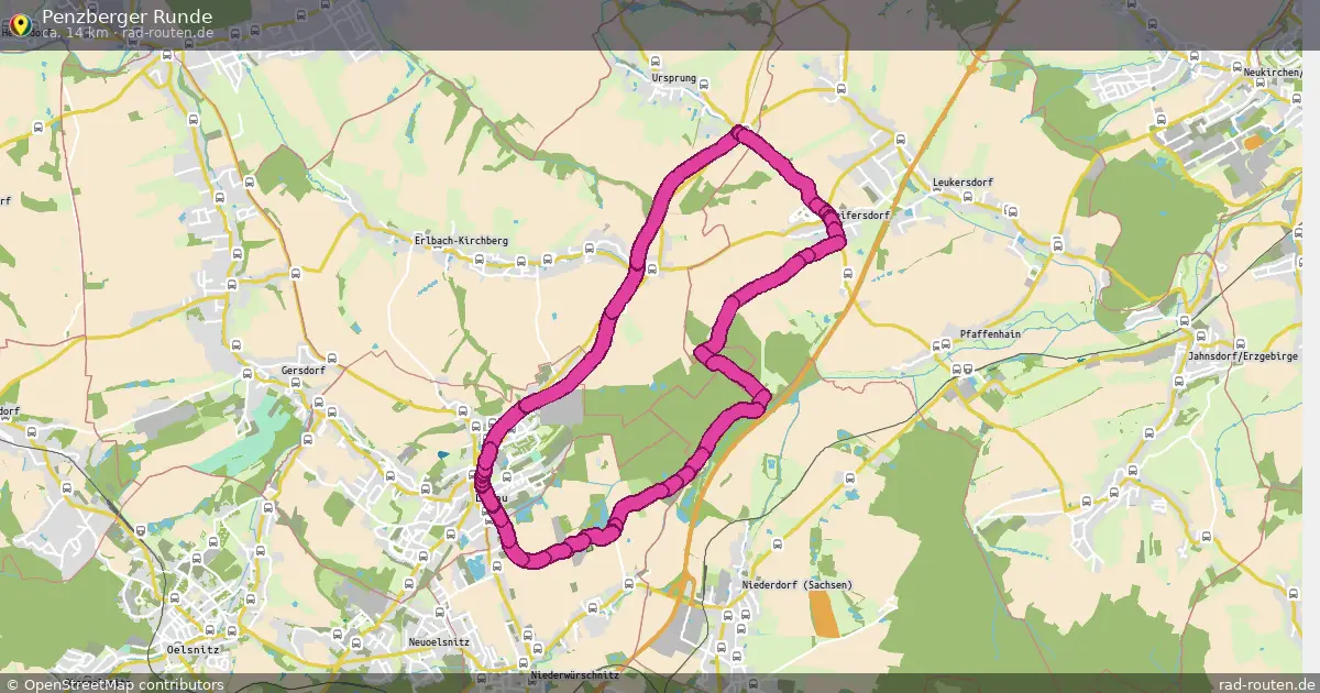 Penzberger Runde – Fernradroute auf Rad-Routen.de