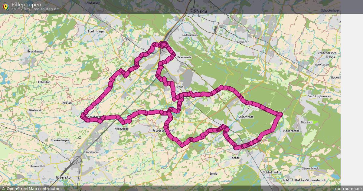 Pillepoppen – Fernradroute auf Rad-Routen.de
