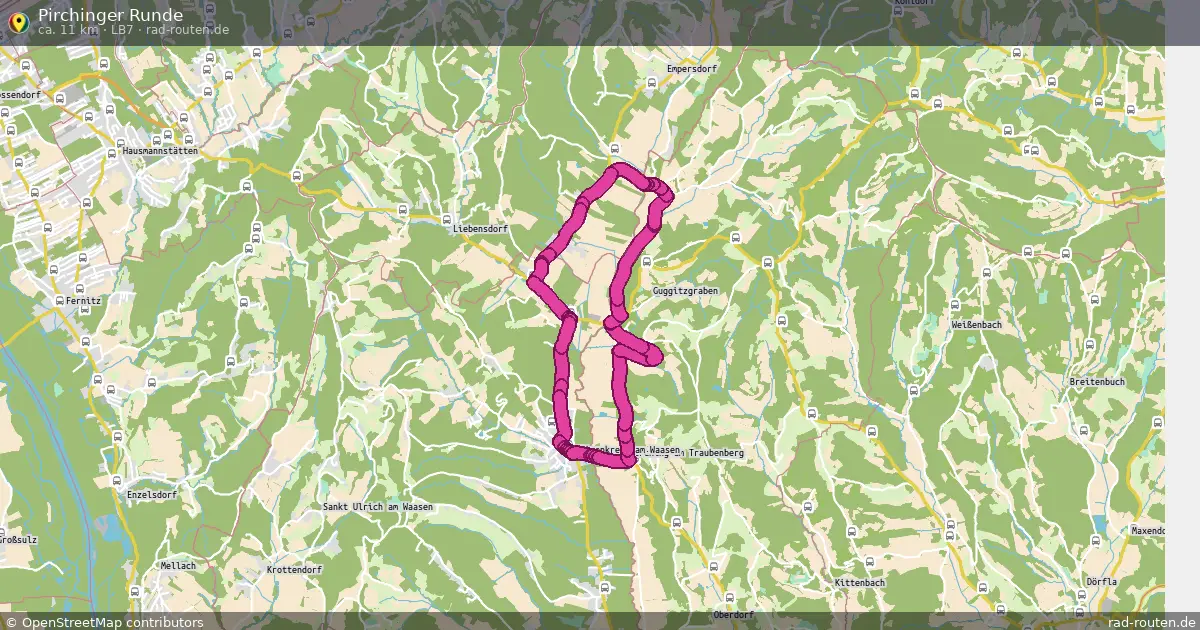 Pirchinger Runde (LB7) – Fernradroute auf Rad-Routen.de