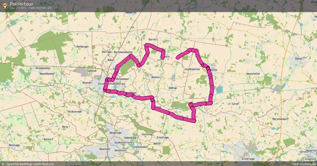 Poldertour – Fernradroute auf Rad-Routen.de