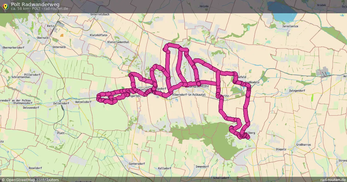 Polt Radwanderweg (Polt) – Fernradroute auf Rad-Routen.de