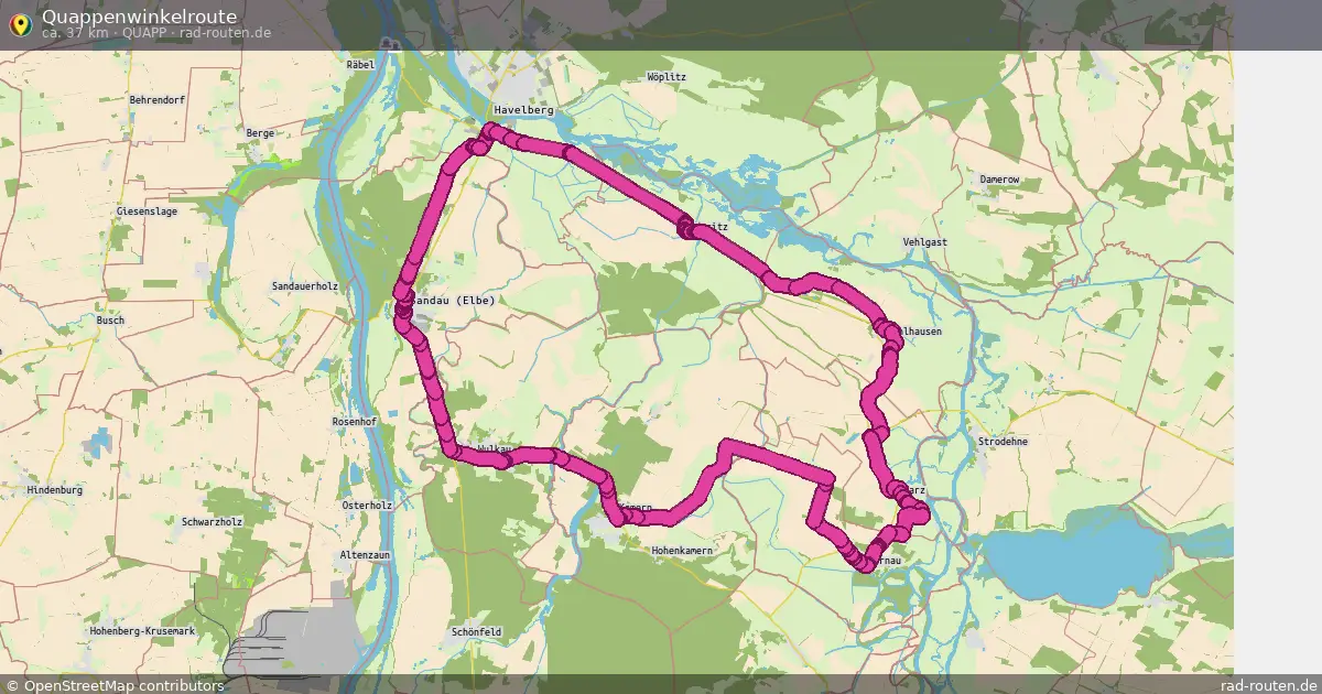 Quappenwinkelroute (Quapp) – Fernradroute auf Rad-Routen.de