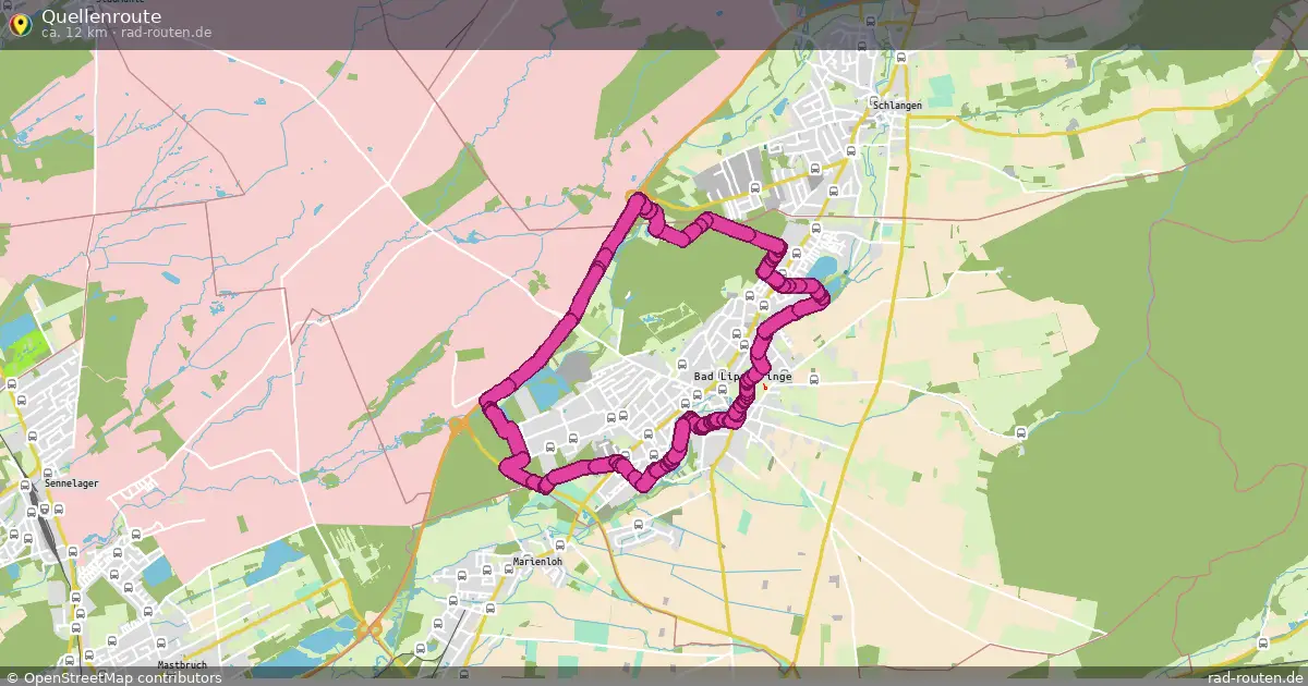 Quellenroute – Fernradroute auf Rad-Routen.de