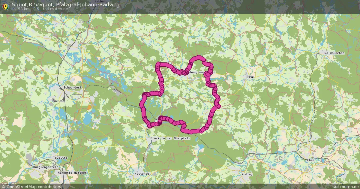 "R 5" Pfalzgraf-Johann-Radweg (R 5) – Fernradroute auf Rad-Routen.de