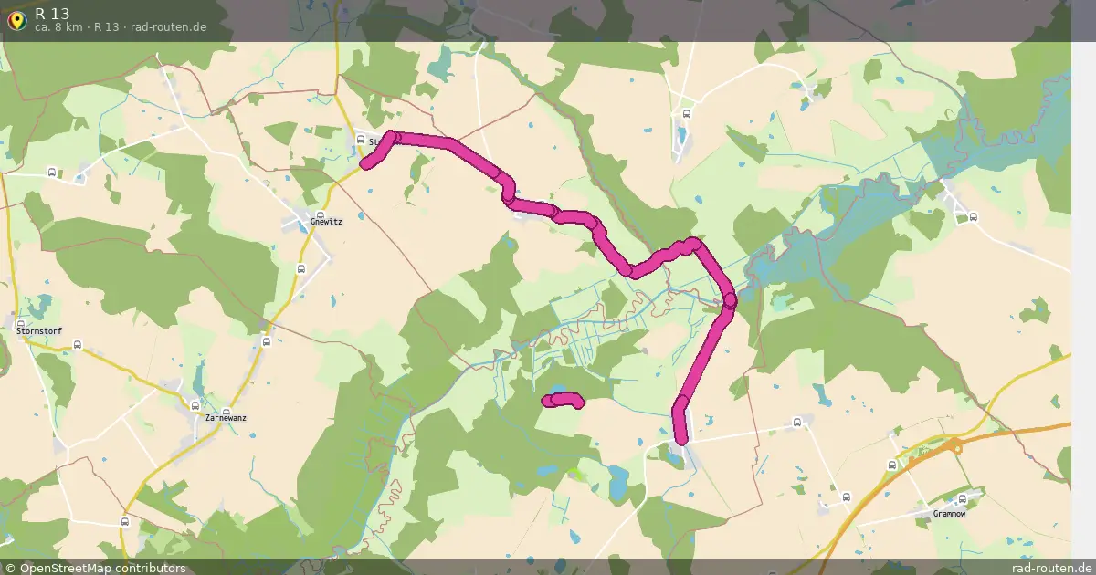 R 13 (R 13) – Fernradroute auf Rad-Routen.de