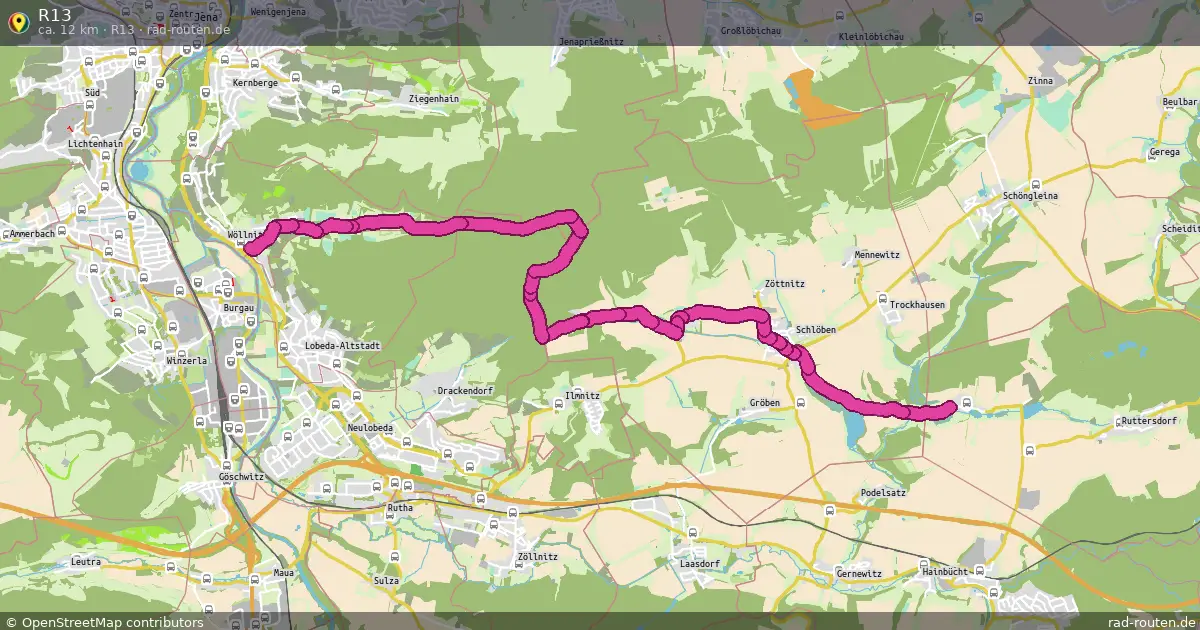 R13 (R13) – Fernradroute auf Rad-Routen.de