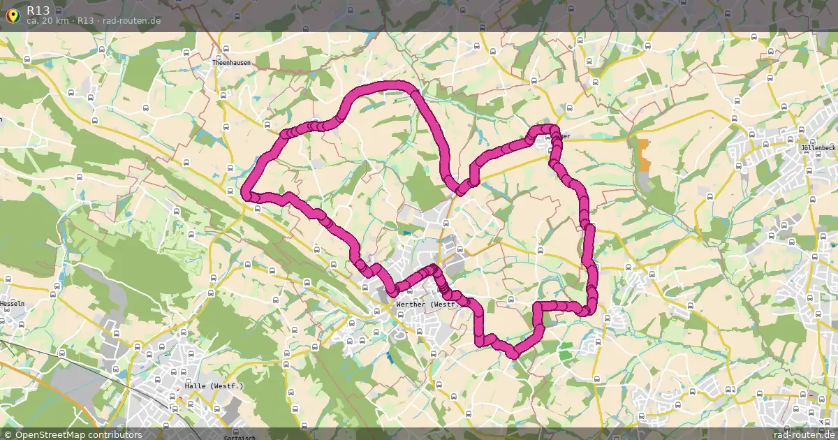 R13 (R13) – Fernradroute auf Rad-Routen.de