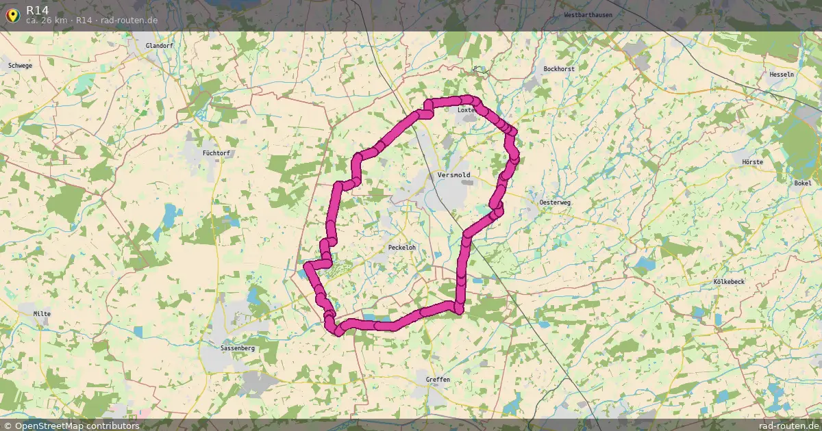 R14 (R14) – Fernradroute auf Rad-Routen.de
