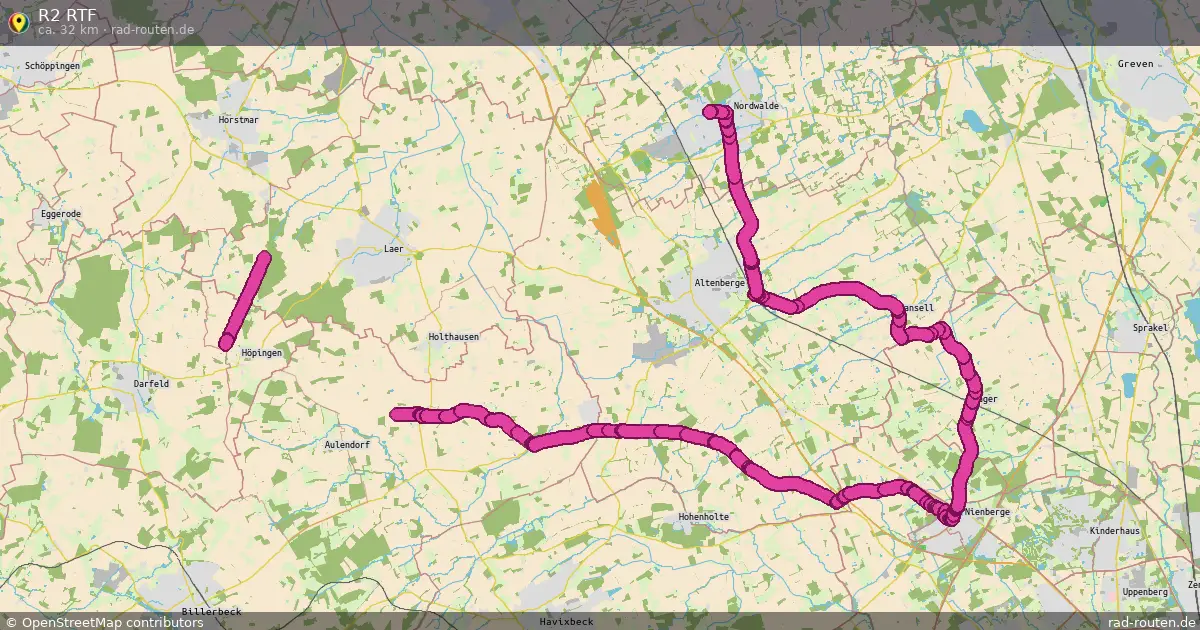 R2 RTF – Fernradroute auf Rad-Routen.de