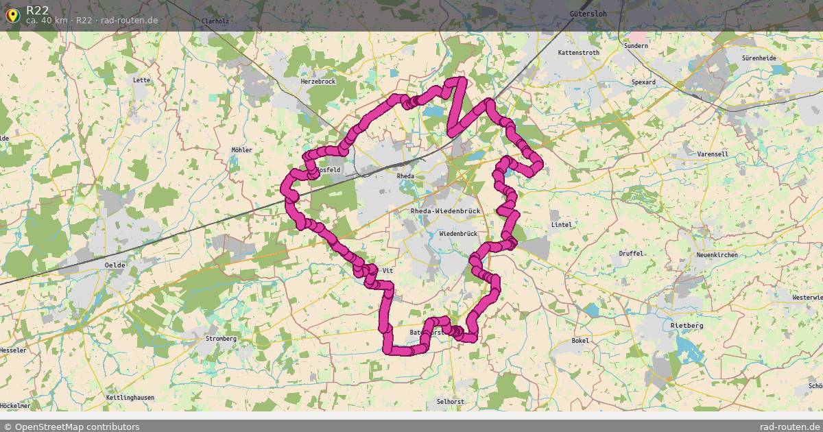 R22 (R22) – Fernradroute auf Rad-Routen.de