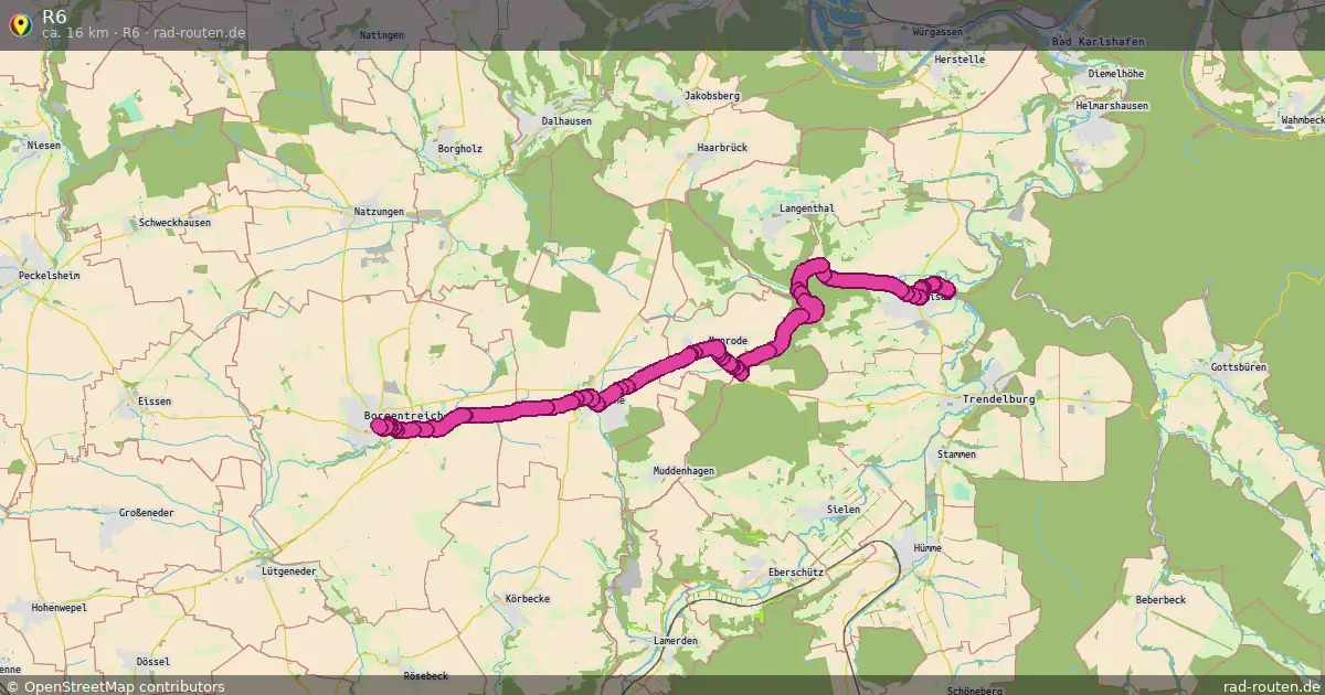 R6 (R6) – Fernradroute auf Rad-Routen.de