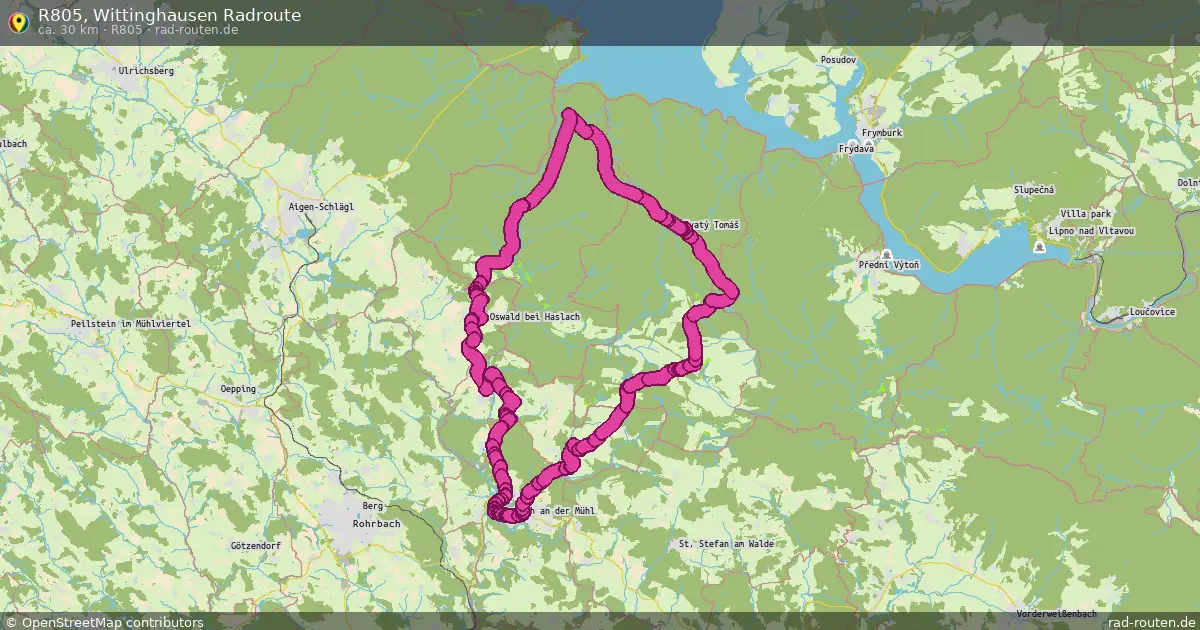 R805, Wittinghausen Radroute (R805) – Fernradroute auf Rad-Routen.de