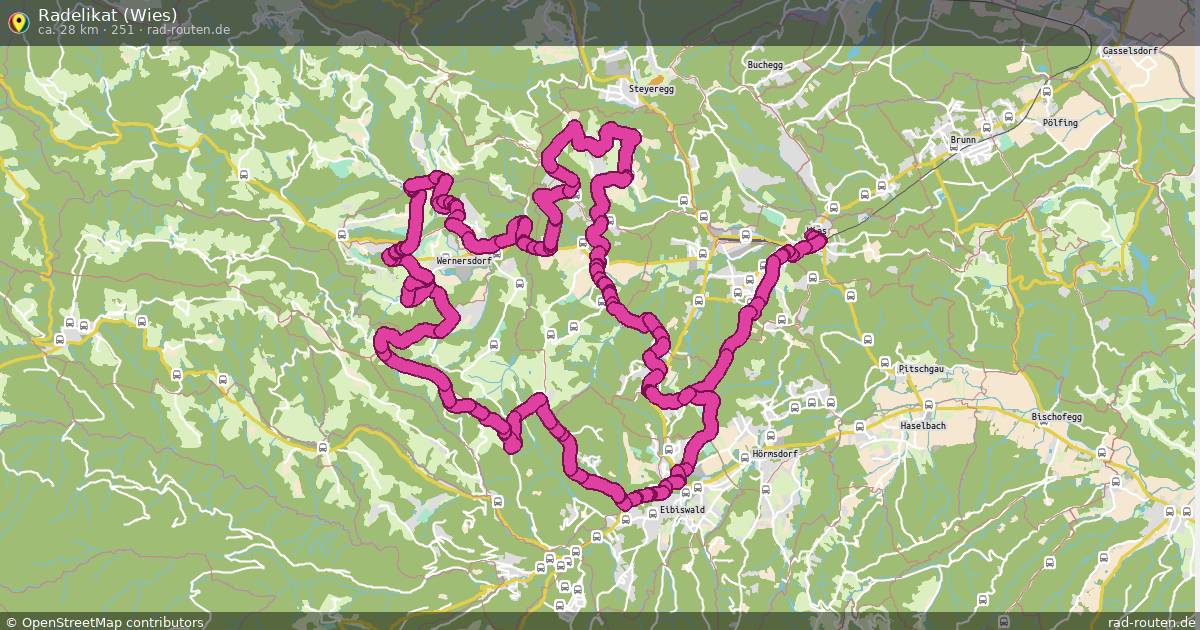 Radelikat (Wies) (251) – Fernradroute auf Rad-Routen.de