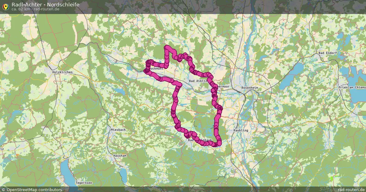 Radl-Achter - Nordschleife – Fernradroute auf Rad-Routen.de